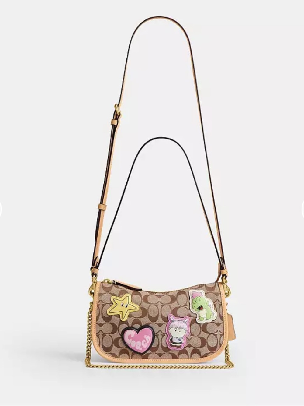 🎀🌼🎀  Coach x Brain Dead Waverly Bag
In Signature Jacquard With Patches 🎀🌼🎀  NWT
